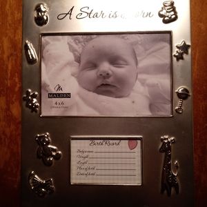 Newborn picture frame